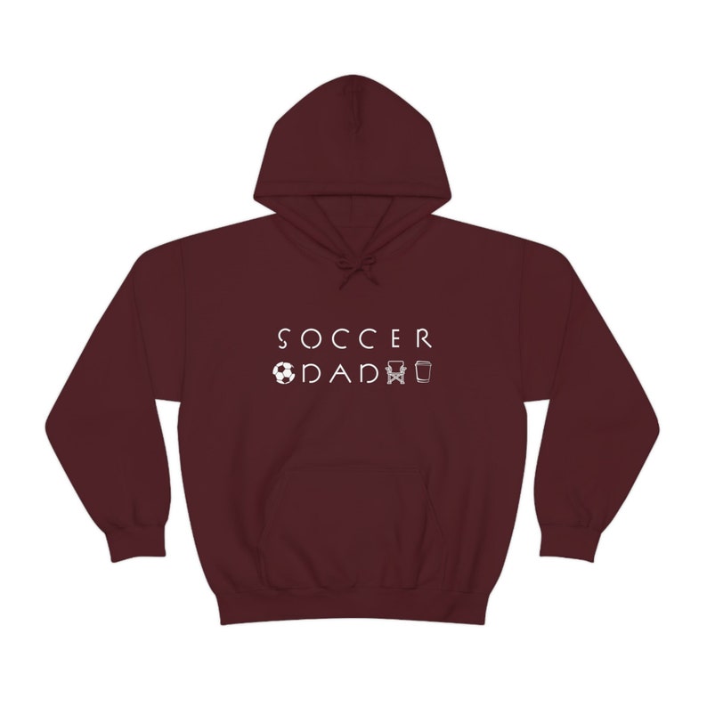 Soccer Dad Hoodie, Hoodie for Soccer Parent, Gift for Soccer Dad, Gift for Soccer Parent, Soccer Dad Sweatshirt, Cool Soccer Dad Gift image 1