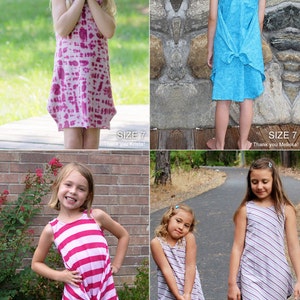 Red DRESS Sewing Pattern Simple Toddler Dress Pdf Pattern Sizes 3 Year ...