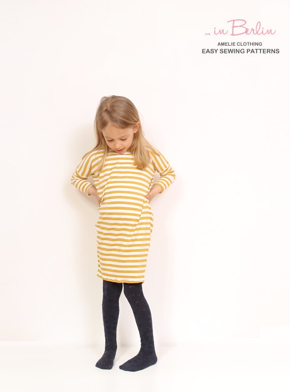 NEW Zanna Tunic/dress Knit Pattern for Girls Easy Girls Knit Dress