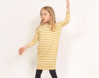 NEW Zanna tunic/dress knit pattern for girls - easy girls knit dress patterns pdf - from 3T to 9/10 years - INSTANT DOWNLOAD