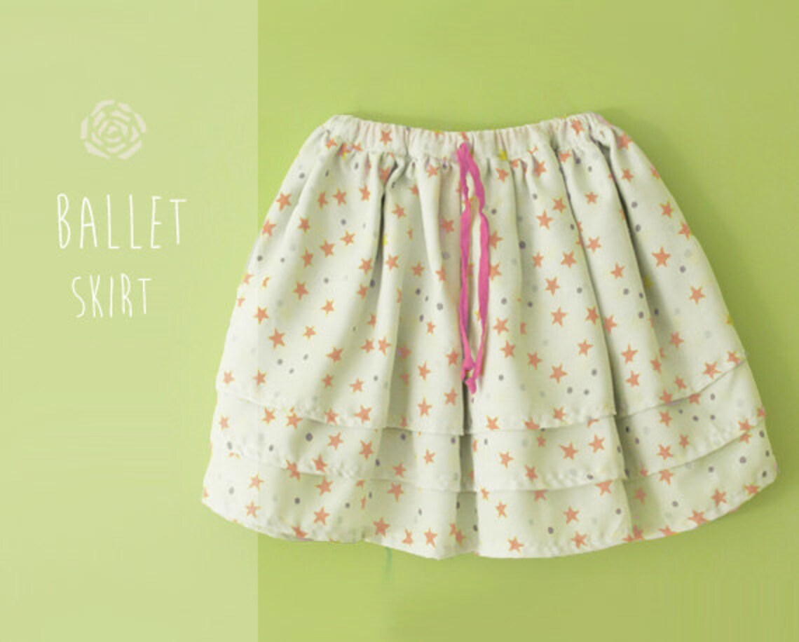 Ballet SKIRT Pattern Pdf Children Sewing Patterns Twirl Etsy