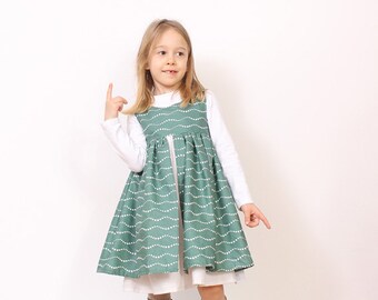 Nohara DRESS sewing pattern for girls - children pdf sewing pattern - INSTANT DOWNLOAD