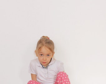 Girls play PANTS pattern pdf - Toddler stretchy pants with side pockets - easy sewing patterns