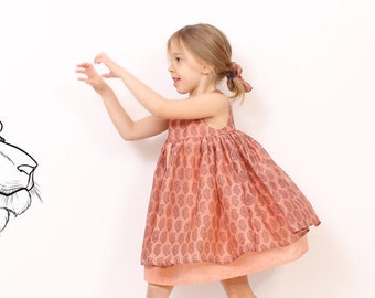 Nohara DRESS pattern - INSTANT DOWNLOAD - easy children sewing patterns