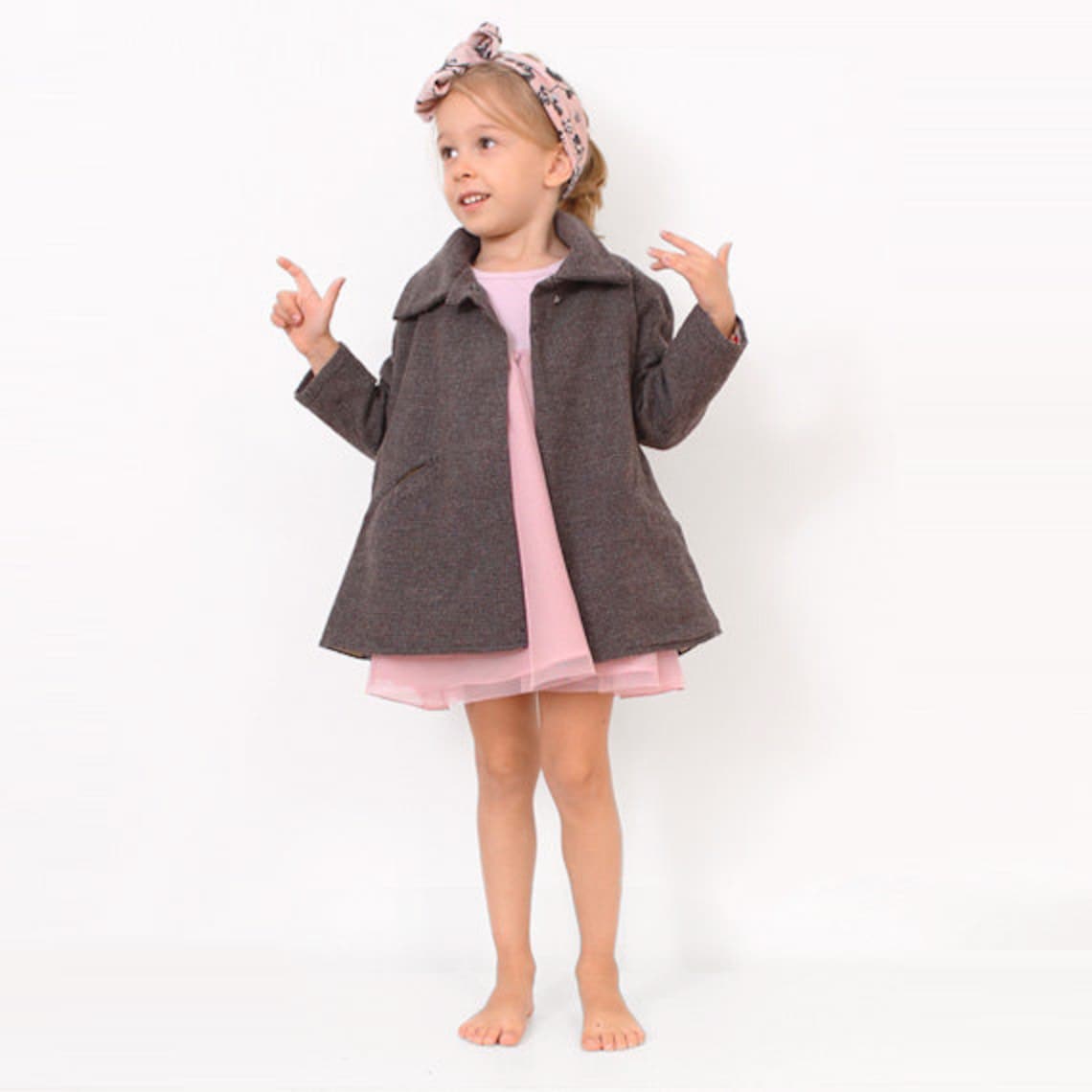 Little Toddler COAT Pattern Pdf Children Sewing Patterns Etsy