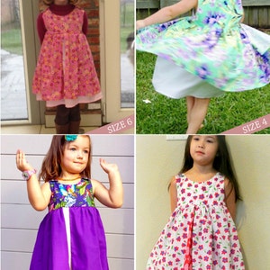 Nohara DRESS pattern INSTANT DOWNLOAD easy children sewing patterns image 3