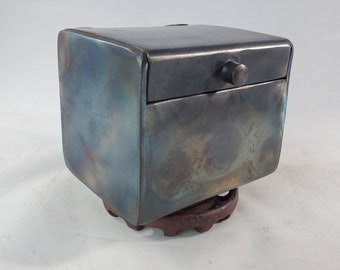 Metal Keepsake Box - Gift Box - Jewelry Box, 3.75" Tall 3.75" Wide