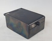 Metal Keepsake Box - Gift Box - Jewelry Box - Business Card Box, 2" Tall 3" Wide