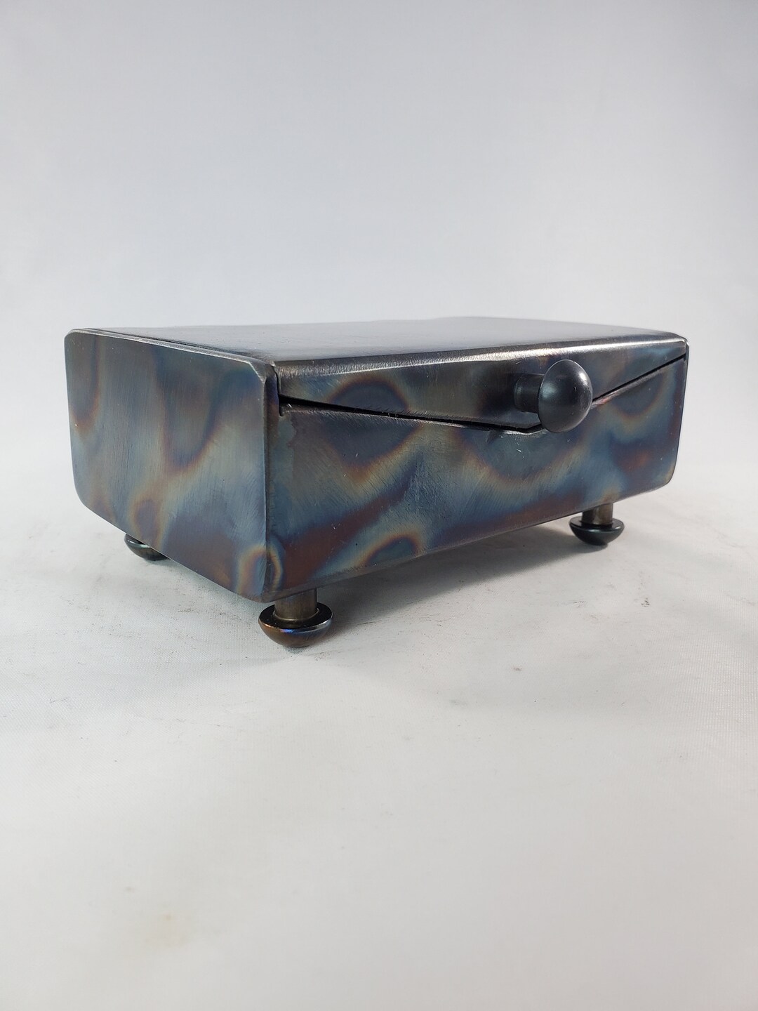 Metal Keepsake Box Gift Box Jewelry Box 6 Wide Etsy