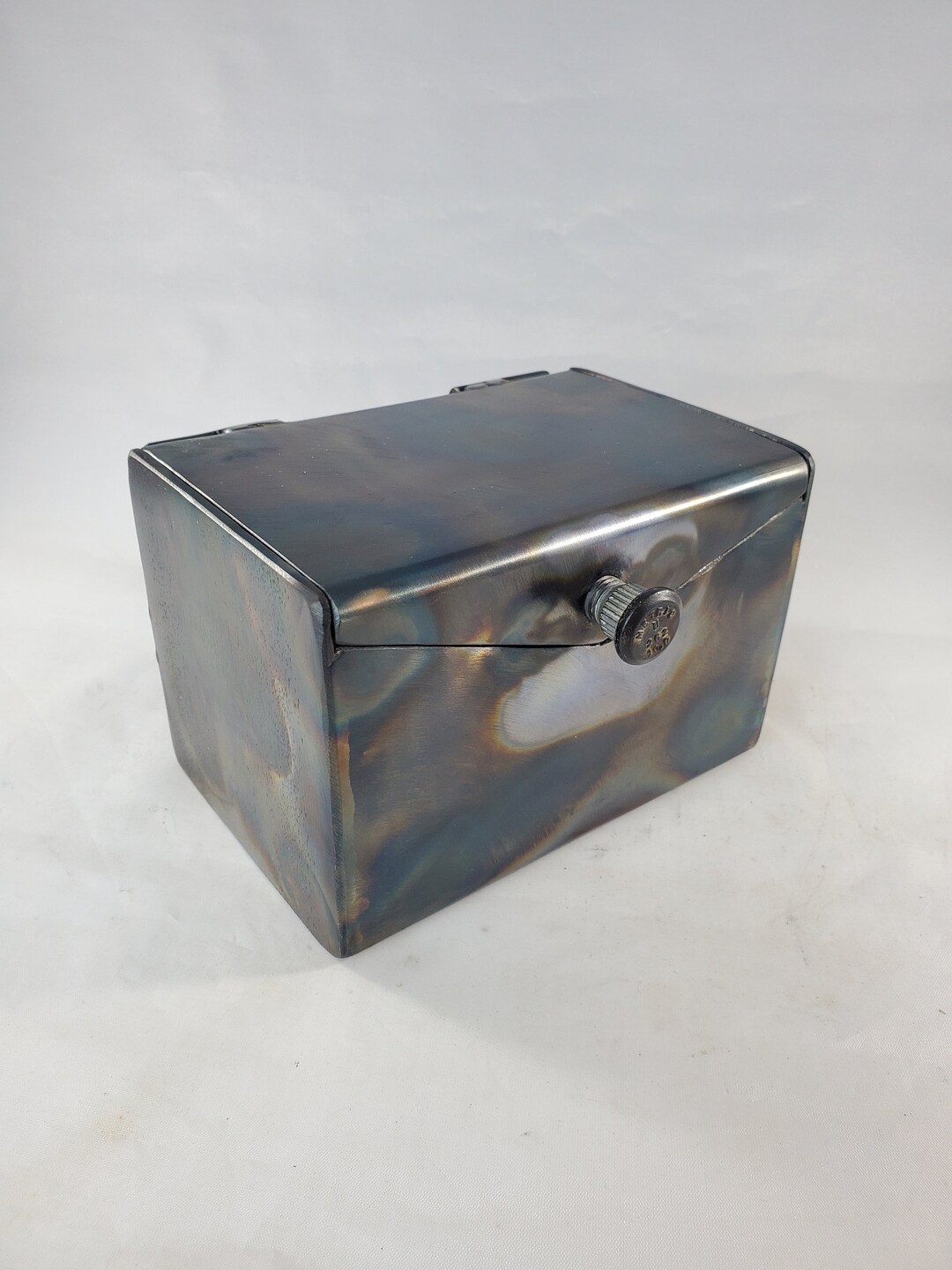 Metal Keepsake Box Gift Box Jewelry Box, 4 Tall 6 Wide, Wheel Stud Handle Etsy
