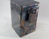 Metal Lockable Keepsake Box - Gift Box - Jewelry Box, 6.25" Tall