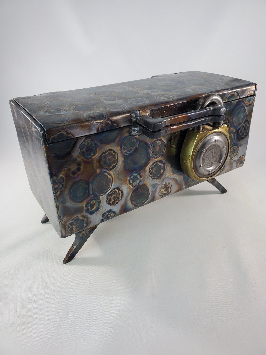 Lockable Metal Keepsake Box Gift Box Jewelry Box 9 Etsy