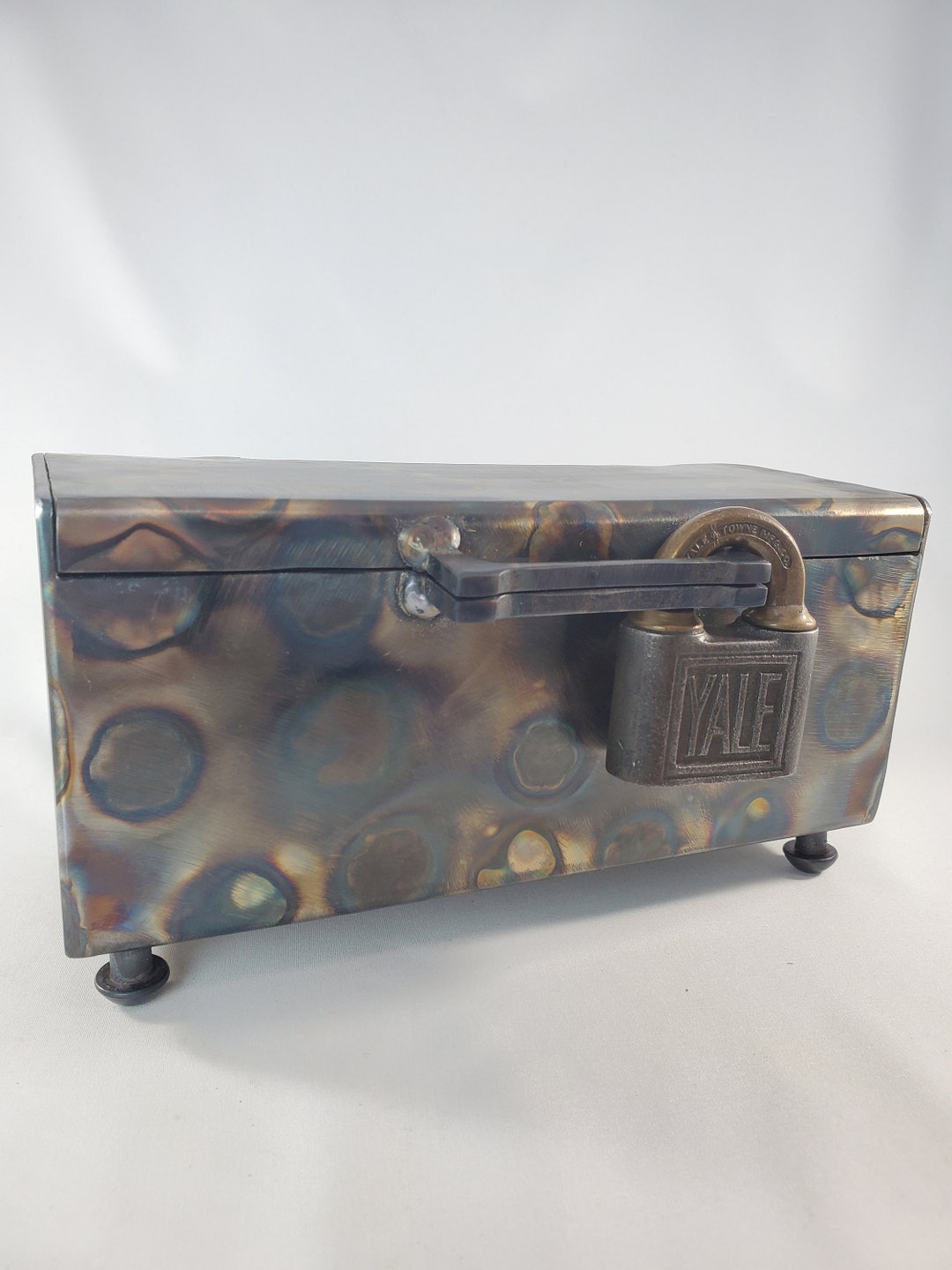 Lockable Metal Keepsake Box Gift Box Jewelry Box 9 Etsy