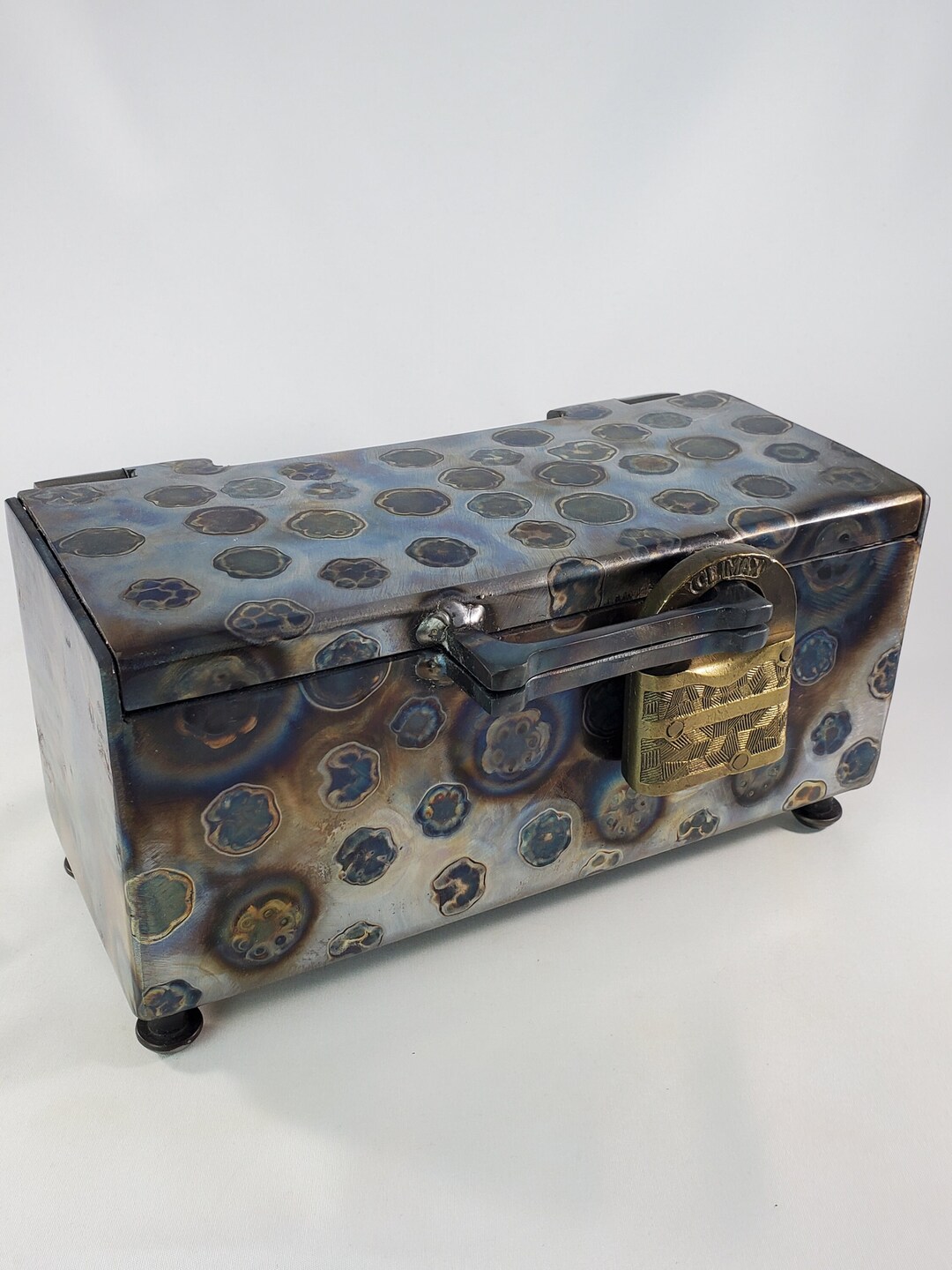 Lockable Metal Keepsake Box Gift Box Jewelry Box 9 Etsy