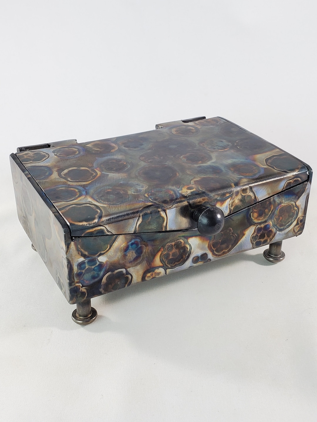 Metal Keepsake Box Gift Box Jewelry Box, 6 Wide 5 Deep Etsy