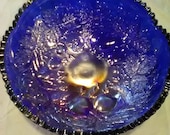 Fenton Bowl, Carnival Glass Simply Beautiful
