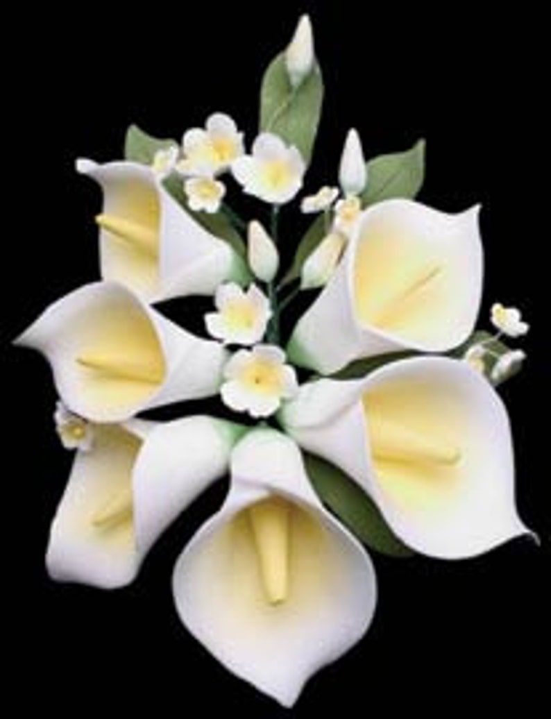 Gumpaste Calla Lily Flower Tutorial Tutoriales De E16