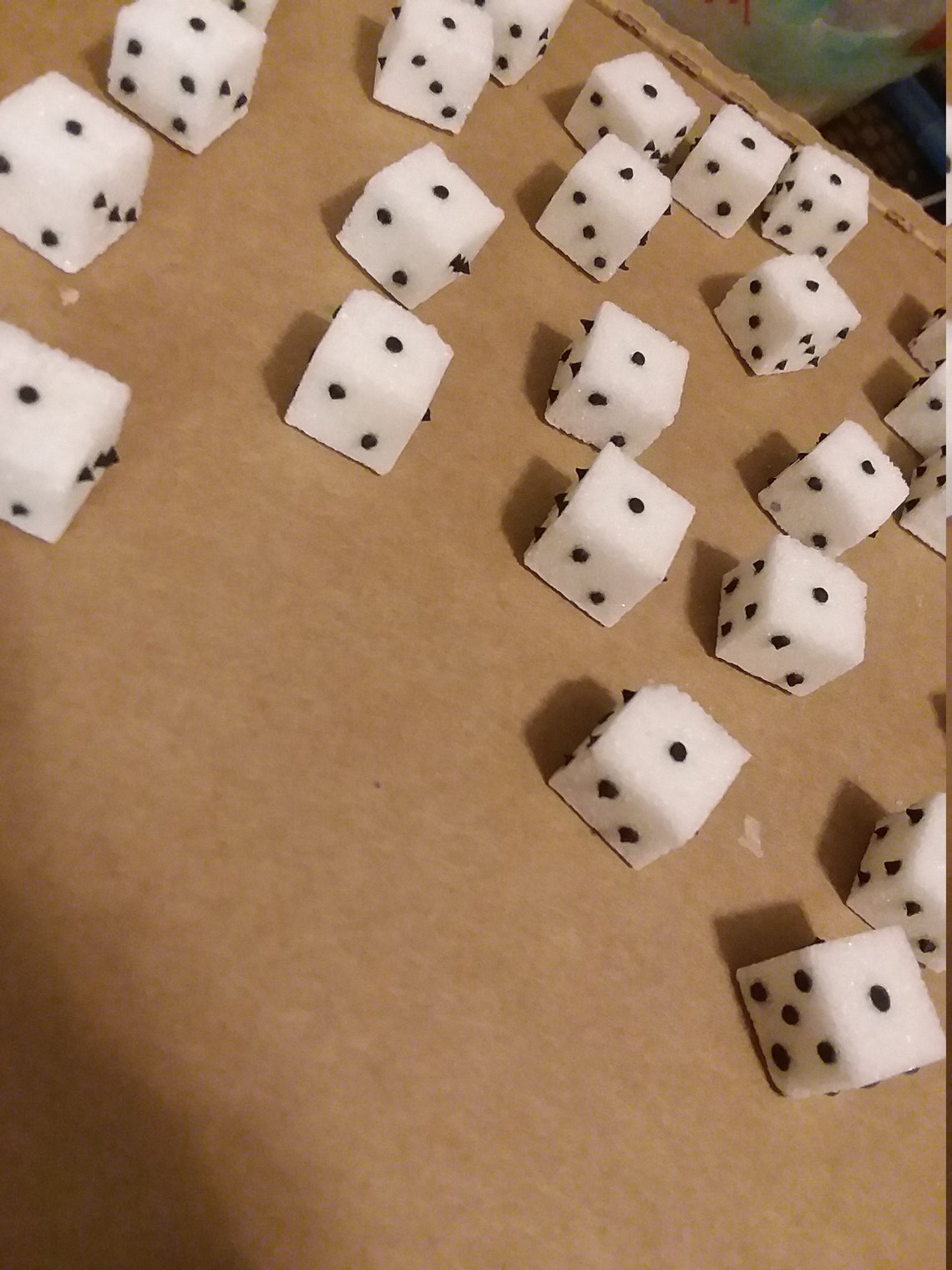Dice Sugar Cubes Decorated Sugar Cubes Custom Decorated Etsy