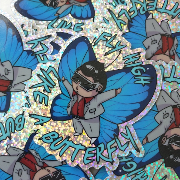 Fly High Like a Butterfly Sticker | Kiryu Kazuma Yakuza Like A Dragon