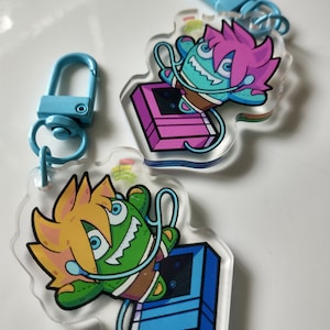 Double-sided Blanka-Chan Charm | SF6 Blanka Street Fighter