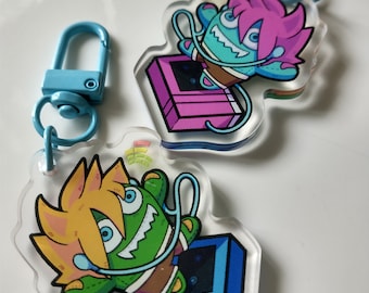 Double-sided Blanka-chan Charm | SF6 Blanka Street Fighter - Etsy