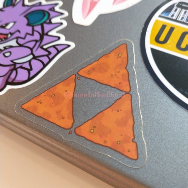 Dorito Triforce Sticker | BOTW TOTK Zelda Hyrule