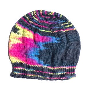 Rainbow on Grey Wool Children&#39;s Beanie