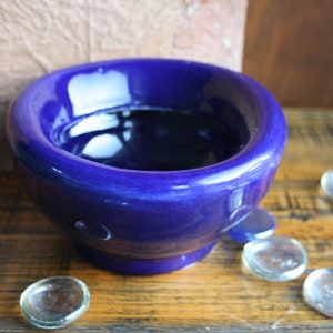 Plant Pot - Blue Vase - Handmade Ceramic planter - Succulent, cacti, small indoor plants - Pottery
