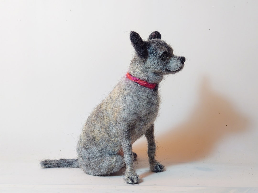 Felted Pets Custom Needle Felted Dog: Pet Replica Sculpture, Made to Order - Etsy