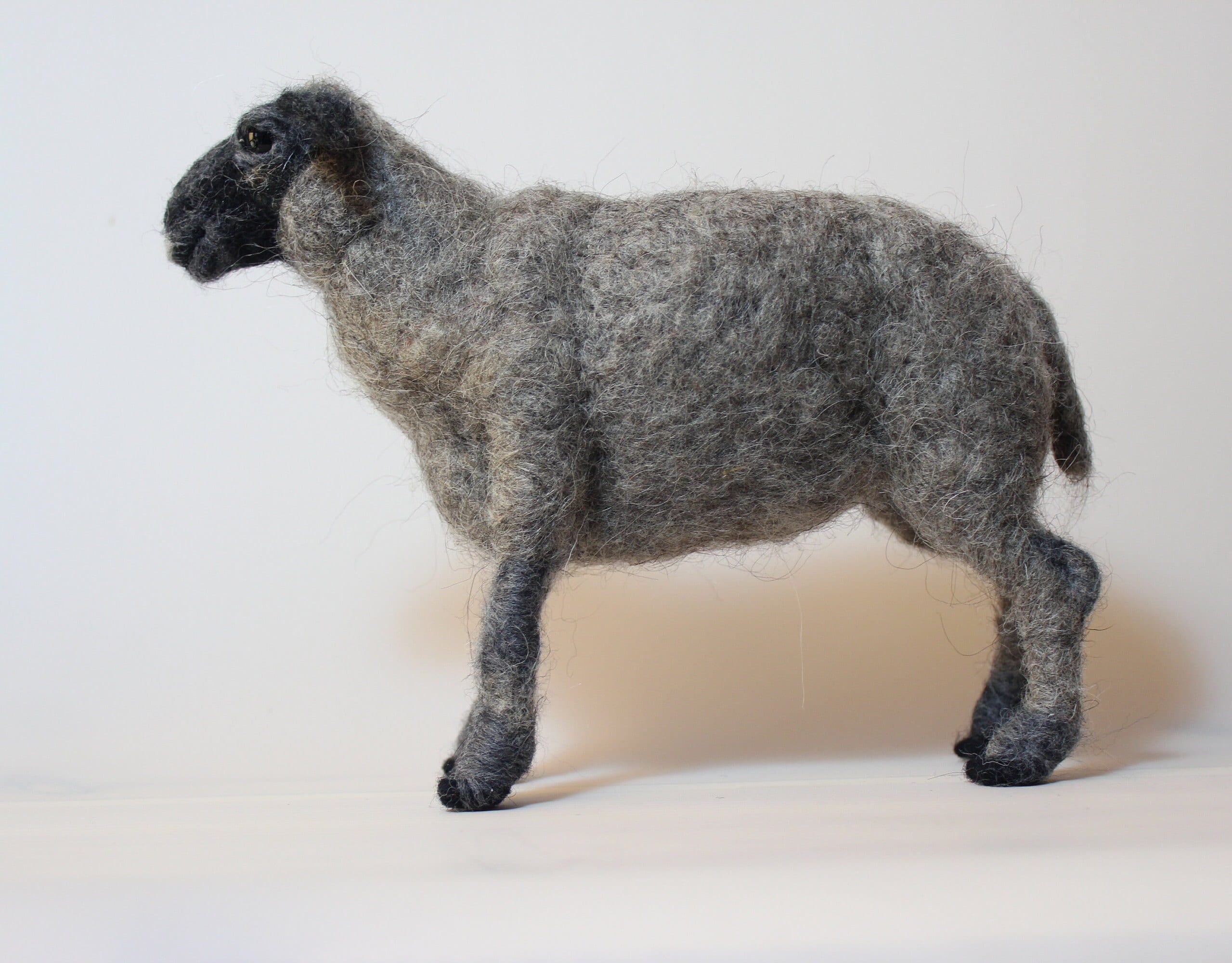 Sheep sculpture Needle felted animal Sheep art