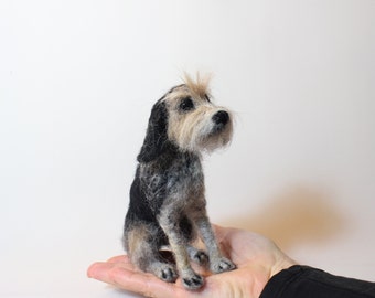 Custom felt dog Pet replica All Dog Breeds made to order