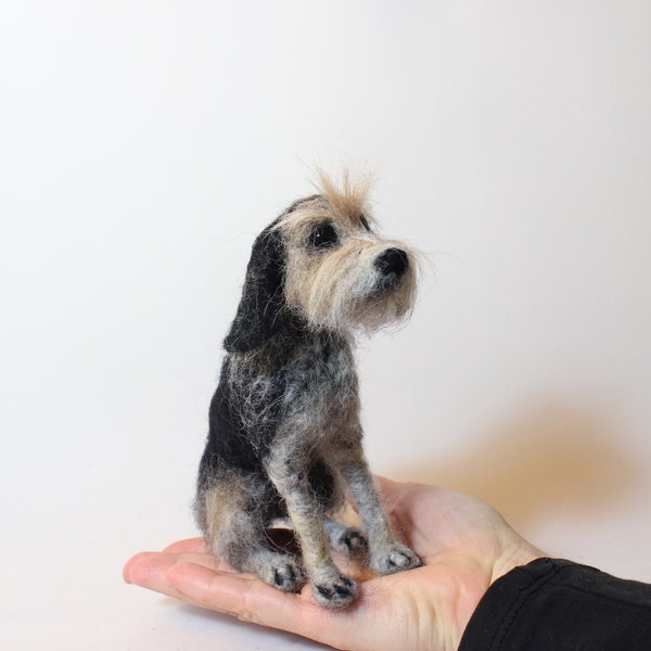 Custom felt dog Pet replica All Dog Breeds made to order