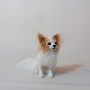 Custom needle felted dog replica, wool sculpture, pet memorial