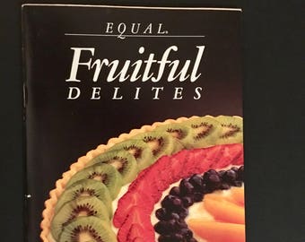 Vintage Cookbook: Equal Fruitful Delites/ NutraSweet Recipes 1984/ Sugar-Free Desserts/ 1980s Recipes