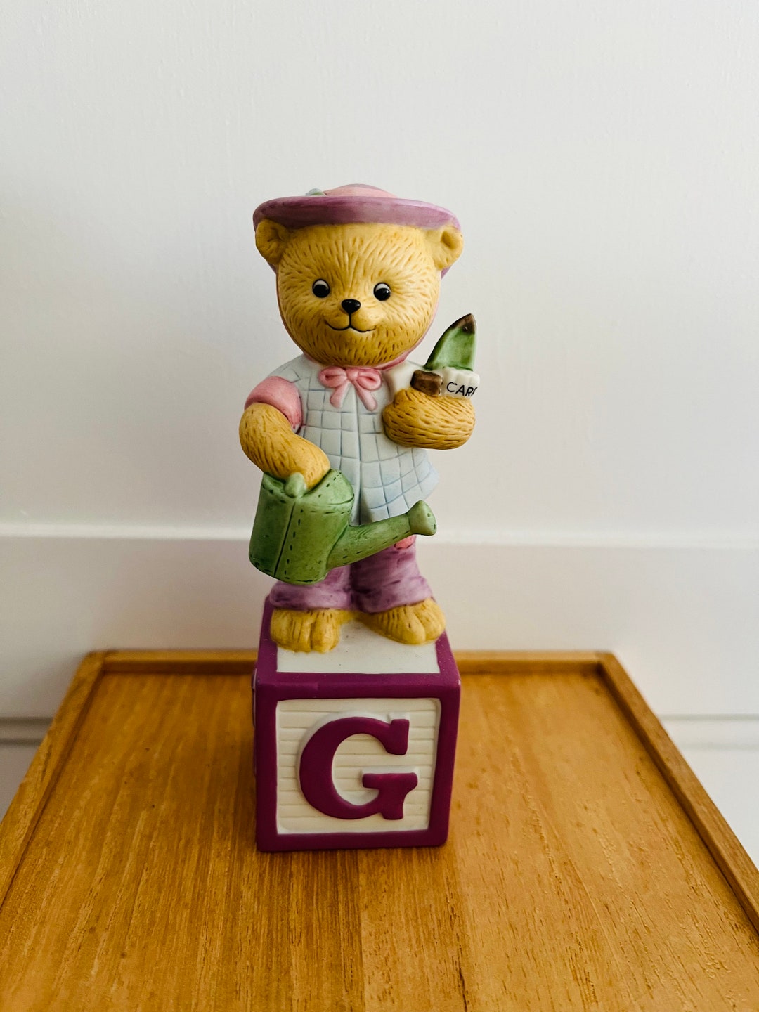 Vintage Alpha Block Bears/ Bronson Collectibles/ Gloria the Gardener ...