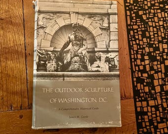 Livre vintage de sculpture DC : Guide de la première édition reliée de 1974