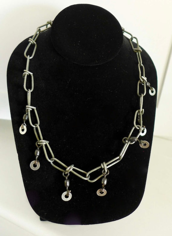 Vintage Hardware Necklace / Industrial Hardware Necklace / Hardware Jewelry