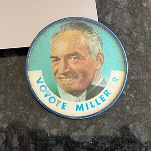 vintage 1964 Goldwater Miller Flashing Campaign Button/ Vari-Vue Button/ 1964 Presidential Election