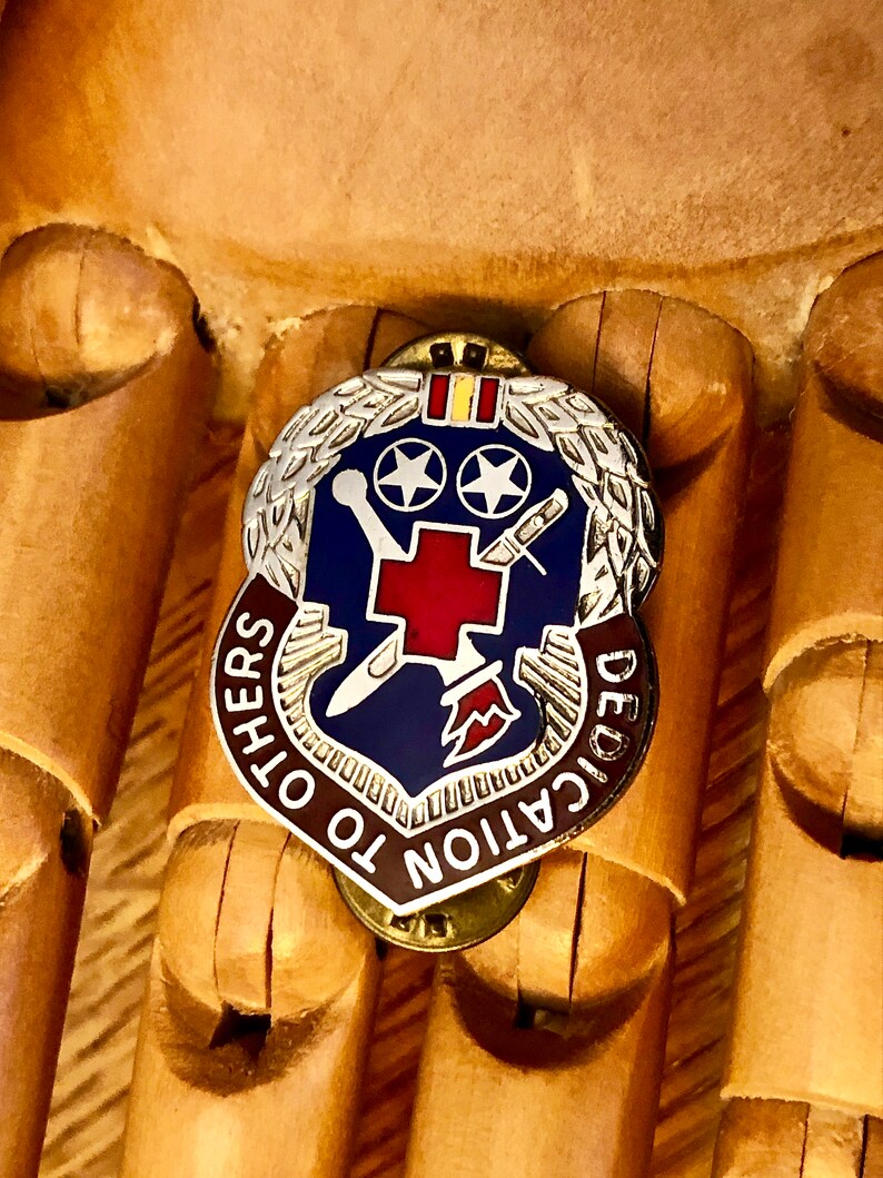 Vintage United States Army MEDDAC Fort Benning Unit Crest Etsy