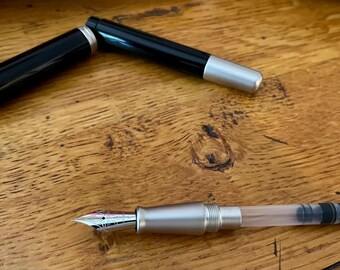 Visconti Firenze Pericle 2001 Fountain Pen, Black Acrylic, Fine