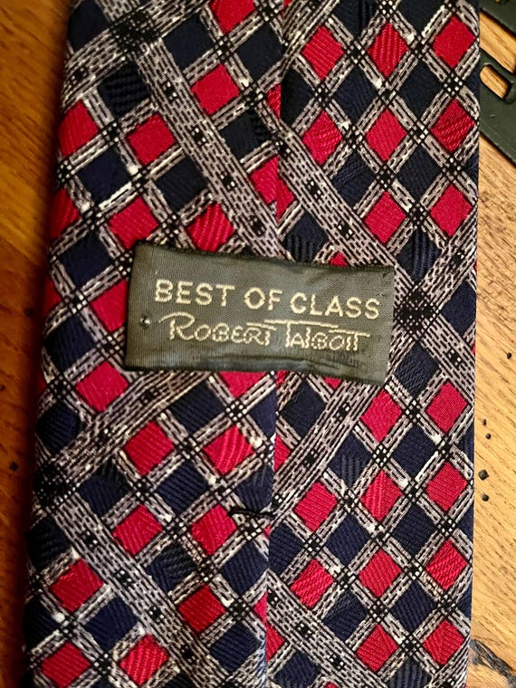 Cravate En Soie Robert Talbott Best Of Class - Motif Floral Violet/perle/argent - 58 Pouces