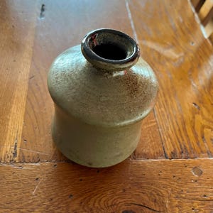 Vintage MCM Studio Pottery Vase/ Signed by A Blum/ Signed Studio Pottery Vase