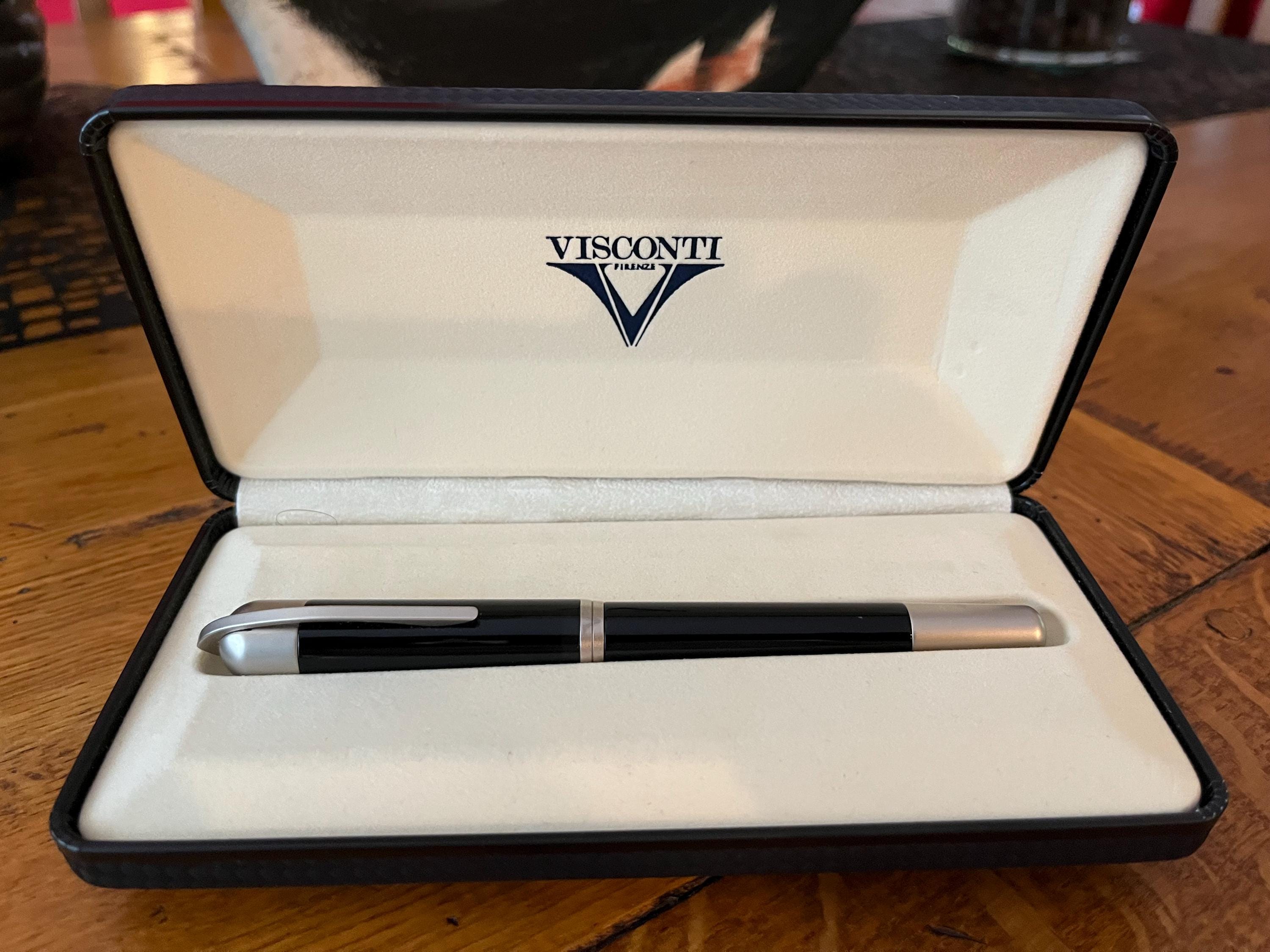 Visconti Firenze Pericle 2001 Fountain Pen, Black Acrylic, Fine