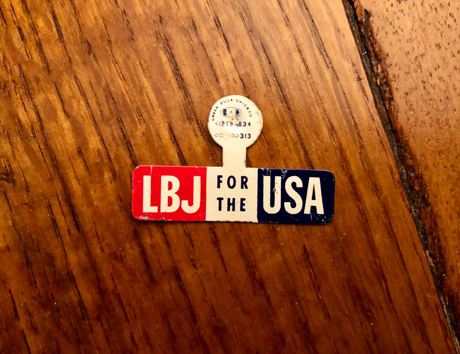 Vintage 1964 LBJ Presidential Campaign Lapel Tab/ lbj - Etsy