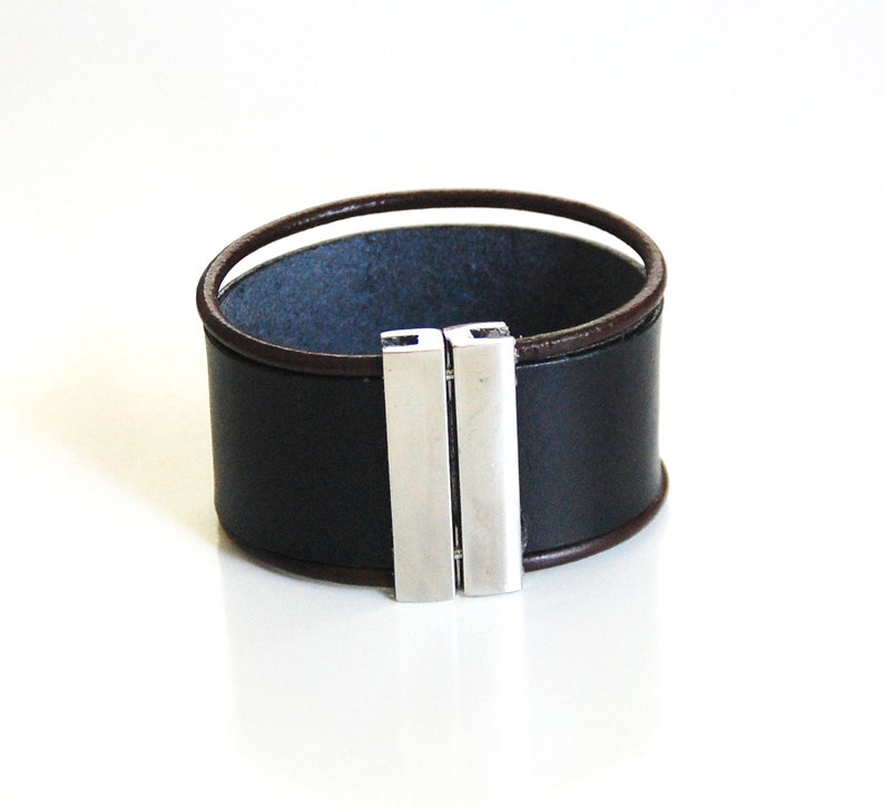 Men's Leather Cuff Bracelet Cuff Bracelet Men's Etsy
