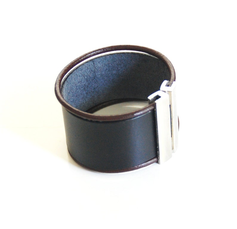 Men's Leather Cuff Bracelet Cuff Bracelet Men's Etsy
