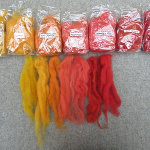 Naturally dyed British Shetland felting wool image 9