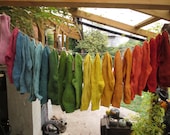 Wool socks - naturally dyed size 2-5