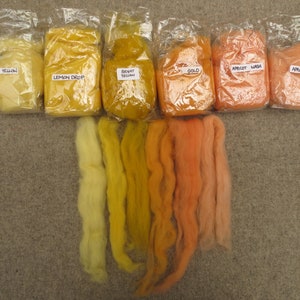 Naturally dyed British Shetland felting wool image 10