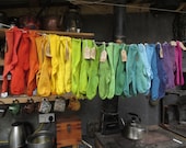 Size 1-3 Exmoor Socks - plant dyed everyday British wool children's / small feet socks